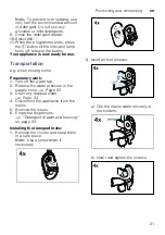 Preview for 21 page of Siemens WD4HU541DN Instruction Manual And Installation Instructions