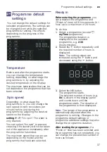 Preview for 37 page of Siemens WD4HU541DN Instruction Manual And Installation Instructions