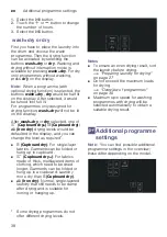 Preview for 38 page of Siemens WD4HU541DN Instruction Manual And Installation Instructions