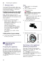 Preview for 40 page of Siemens WD4HU541DN Instruction Manual And Installation Instructions