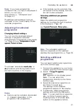 Preview for 41 page of Siemens WD4HU541DN Instruction Manual And Installation Instructions