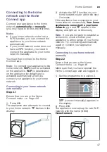 Preview for 47 page of Siemens WD4HU541DN Instruction Manual And Installation Instructions