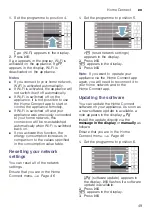 Preview for 49 page of Siemens WD4HU541DN Instruction Manual And Installation Instructions