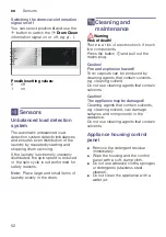 Preview for 52 page of Siemens WD4HU541DN Instruction Manual And Installation Instructions