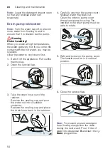 Preview for 54 page of Siemens WD4HU541DN Instruction Manual And Installation Instructions