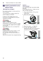 Preview for 56 page of Siemens WD4HU541DN Instruction Manual And Installation Instructions