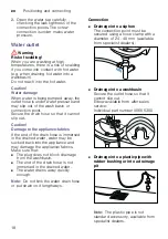 Preview for 18 page of Siemens WD4HU541ES Instruction Manual And Installation Instructions