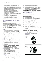 Preview for 20 page of Siemens WD4HU541ES Instruction Manual And Installation Instructions