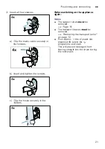 Preview for 21 page of Siemens WD4HU541ES Instruction Manual And Installation Instructions