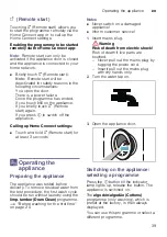 Preview for 39 page of Siemens WD4HU541ES Instruction Manual And Installation Instructions