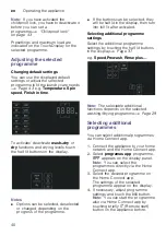 Preview for 40 page of Siemens WD4HU541ES Instruction Manual And Installation Instructions