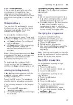 Preview for 43 page of Siemens WD4HU541ES Instruction Manual And Installation Instructions