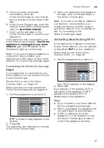 Preview for 47 page of Siemens WD4HU541ES Instruction Manual And Installation Instructions