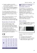 Preview for 49 page of Siemens WD4HU541ES Instruction Manual And Installation Instructions