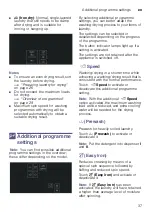 Предварительный просмотр 37 страницы Siemens WD4HU541EU Instruction Manual And Installation Instructions