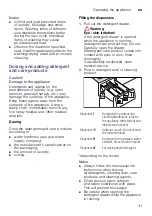 Предварительный просмотр 41 страницы Siemens WD4HU541EU Instruction Manual And Installation Instructions