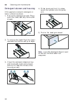 Предварительный просмотр 52 страницы Siemens WD4HU541EU Instruction Manual And Installation Instructions