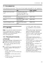 Предварительный просмотр 29 страницы Siemens WD4HU541GB User Manual And Installation Instructions