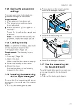 Предварительный просмотр 31 страницы Siemens WD4HU541GB User Manual And Installation Instructions