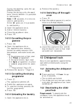 Предварительный просмотр 33 страницы Siemens WD4HU541GB User Manual And Installation Instructions