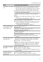 Предварительный просмотр 45 страницы Siemens WD4HU541GB User Manual And Installation Instructions