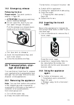 Предварительный просмотр 51 страницы Siemens WD4HU541GB User Manual And Installation Instructions