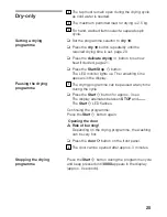 Preview for 25 page of Siemens WDI1441 Instruction Manual And Installation Instructions