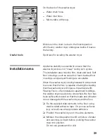 Preview for 39 page of Siemens WDI1441 Instruction Manual And Installation Instructions