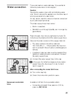 Preview for 41 page of Siemens WDI1441 Instruction Manual And Installation Instructions