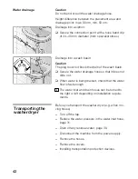 Preview for 42 page of Siemens WDI1441 Instruction Manual And Installation Instructions