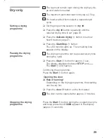 Предварительный просмотр 25 страницы Siemens WDI1442 Instruction Manual And Installation Instructions