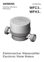 Preview for 1 page of Siemens WFC3 Series Mounting Instructions