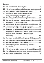 Предварительный просмотр 3 страницы Siemens WFZ661 Mounting And Commissioning Instructions