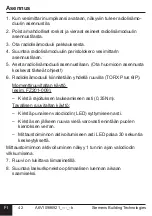 Предварительный просмотр 44 страницы Siemens WFZ661 Mounting And Commissioning Instructions