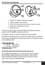 Предварительный просмотр 73 страницы Siemens WFZ661 Mounting And Commissioning Instructions