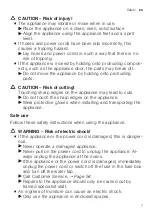 Preview for 7 page of Siemens WG42A1X0GC User Manual And Installation Instructions