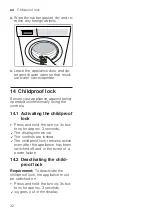 Preview for 32 page of Siemens WG42G10LDN User Manual And Installation Instructions