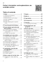 Preview for 2 page of Siemens WG44A1XVZA User Manual And Installation Instructions