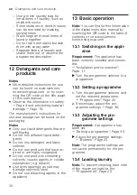 Preview for 30 page of Siemens WG44A1XVZA User Manual And Installation Instructions