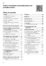 Preview for 2 page of Siemens WG44G10G0 User Manual And Installation Instructions