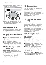 Preview for 32 page of Siemens WG44G2MG0 User Manual And Installation Instructions