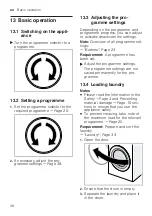 Предварительный просмотр 38 страницы Siemens WG54A2XVZA User Manual And Installation Instructions