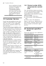 Предварительный просмотр 60 страницы Siemens WG54A2XVZA User Manual And Installation Instructions