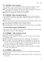 Preview for 9 page of Siemens WG56A6B00W User Manual And Installation Instructions