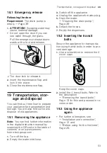 Preview for 53 page of Siemens WG56G2ABDN User Manual And Installation Instructions