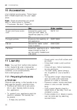 Предварительный просмотр 30 страницы Siemens WG56G2AEDN User Manual And Installation Instructions