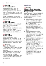 Preview for 6 page of Siemens WH34A2X0HK Instruction Manual And Installation Instructions