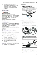 Preview for 17 page of Siemens WH34A2X0HK Instruction Manual And Installation Instructions