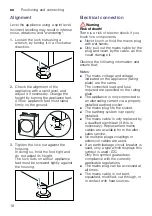 Preview for 18 page of Siemens WH34A2X0HK Instruction Manual And Installation Instructions