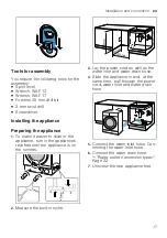 Предварительный просмотр 17 страницы Siemens WI12W325ES User Manual And Installation Instructions